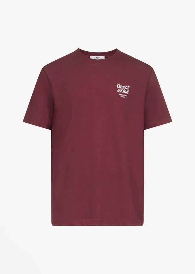 Men Ronan TShirt X Barbie 8211 Burgundy The Frankie Shop Tops
