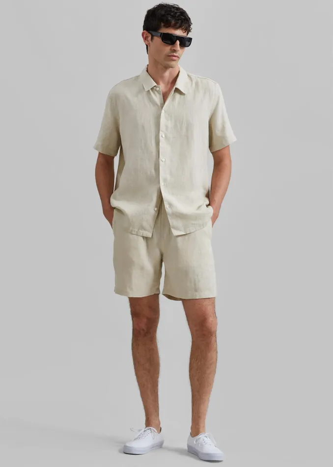 Men Samse Samse Sajabari Shorts 8211 Castle Wall The Frankie Shop Bottoms