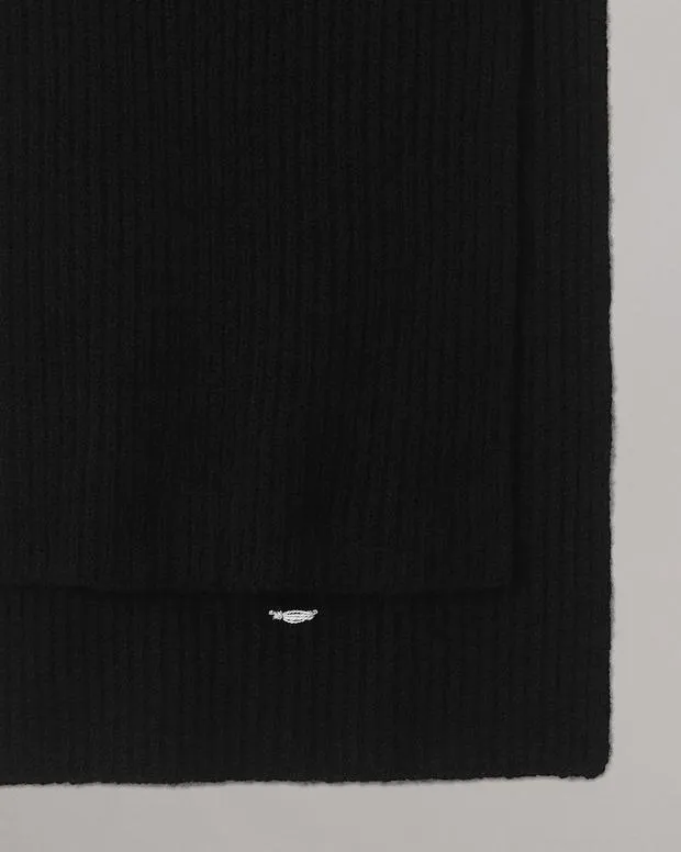 Men Scarves Rag and Bone Downing Cashmere Scarf Black