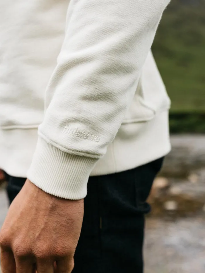 Men Serpentine Sweatshirt Ecru Finisterre Sweatshirts and Hoodies
