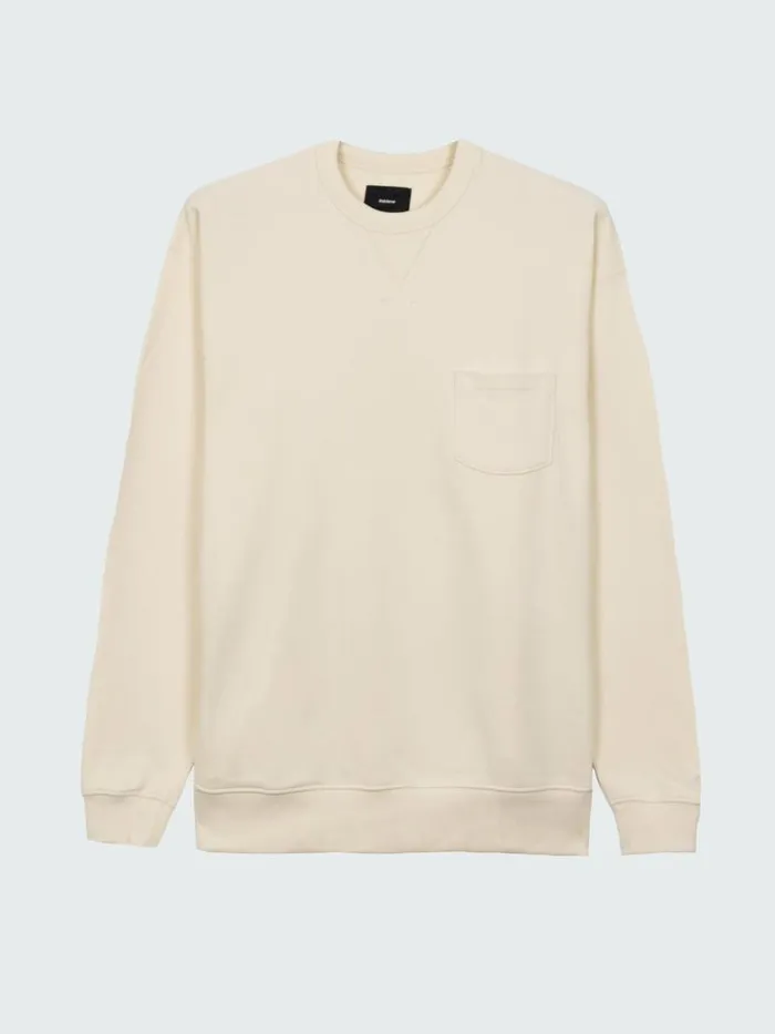 Men Serpentine Sweatshirt Ecru Finisterre Sweatshirts and Hoodies