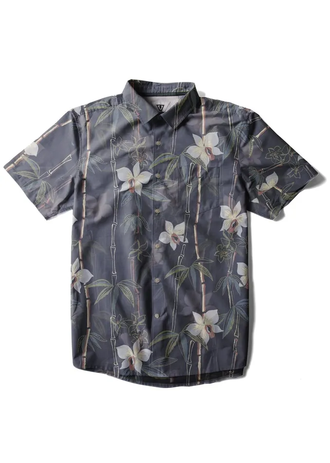 Men Shirts and Flannels Vissla Canopy Eco Ss Shirt Phantom