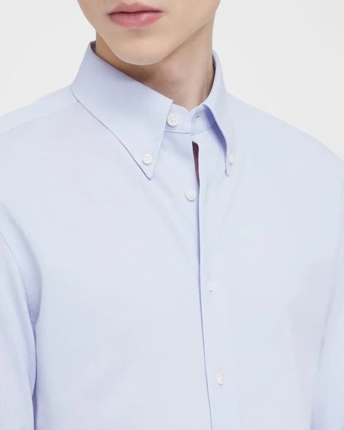 Men Shirts Theory Alfred Shirt In Structured Piqueacute Olympic