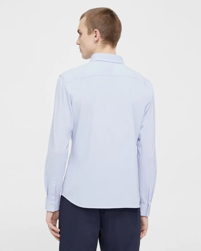 Men Shirts Theory Alfred Shirt In Structured Piqueacute Olympic