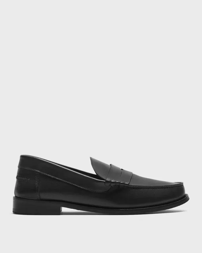 Men Shoes Theory City Loafer In Leather Black