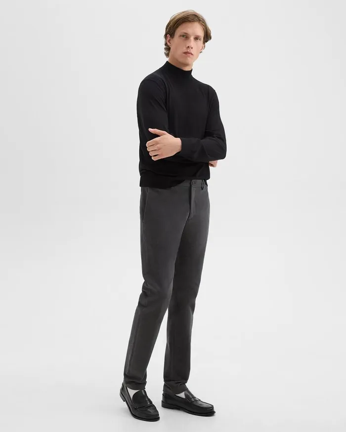 Men Shoes Theory City Loafer In Leather Black