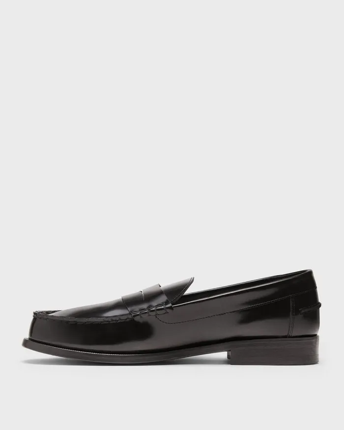 Men Shoes Theory City Loafer In Leather Black