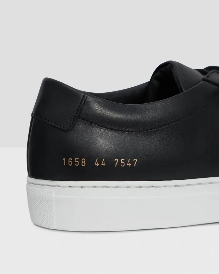 Men Shoes Theory Common Projects Original Achilles Sneakers Black