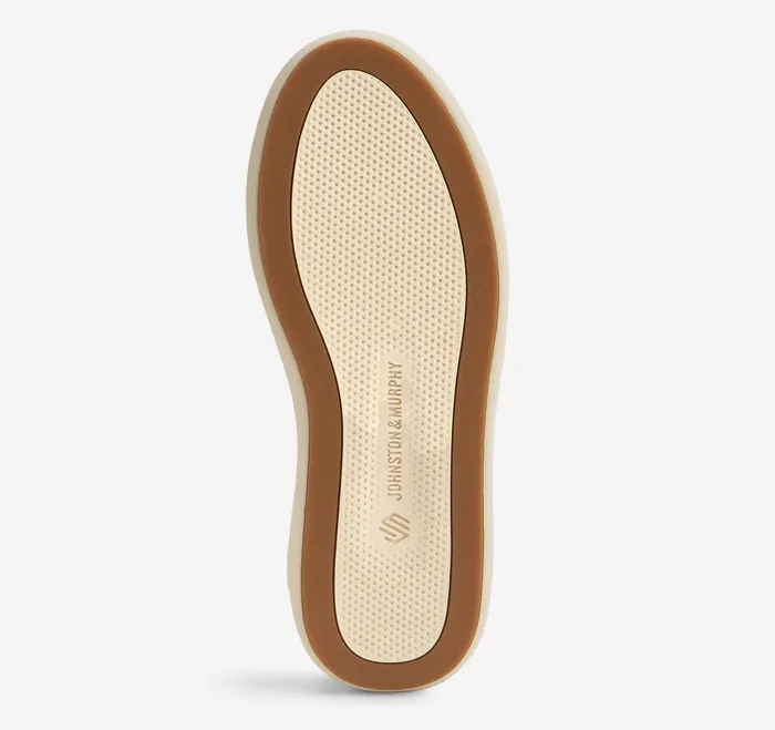 Men Sneakers Johnston and Murphy Anders SlipOn Tan Full Grain