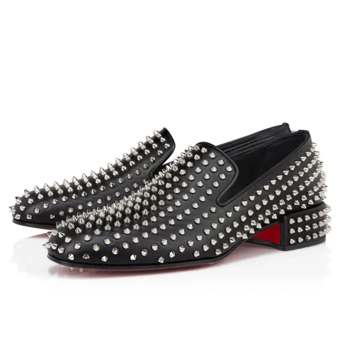 Men Spikeasy Loafers 8211 Nappa Leather 8211 Black Christian Louboutin Loafers and Moccasins