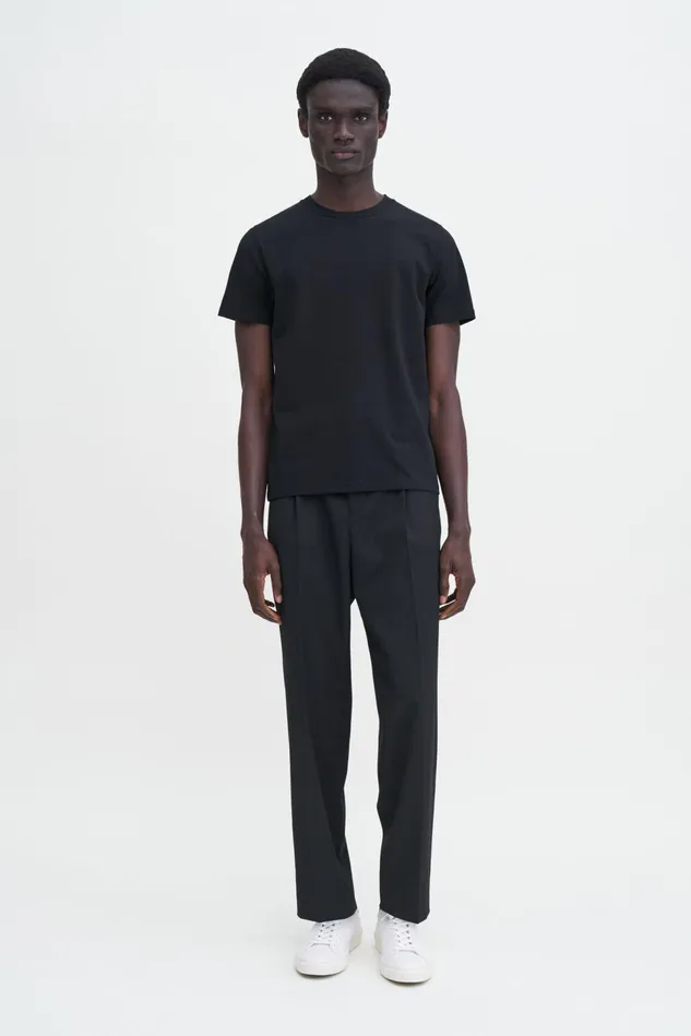 Men Stretch Cotton Tee Black Filippa K TShirts