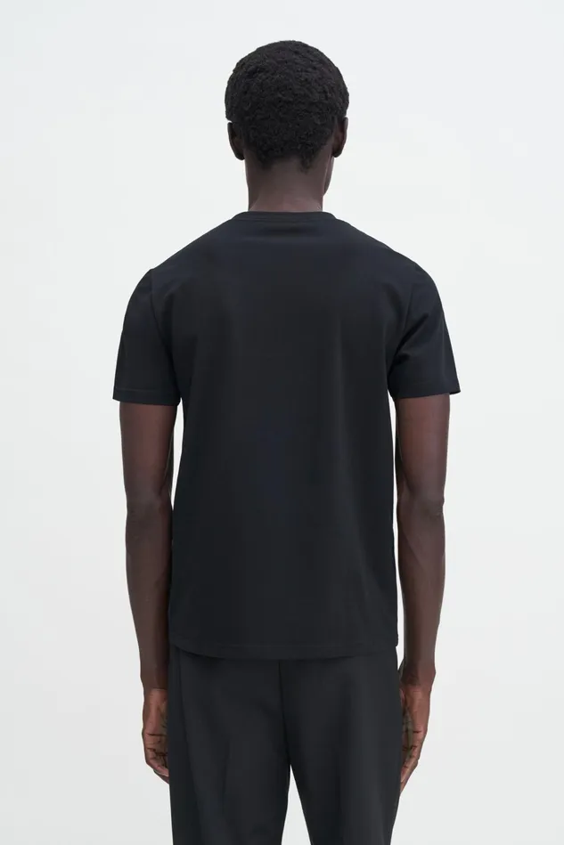 Men Stretch Cotton Tee Black Filippa K TShirts