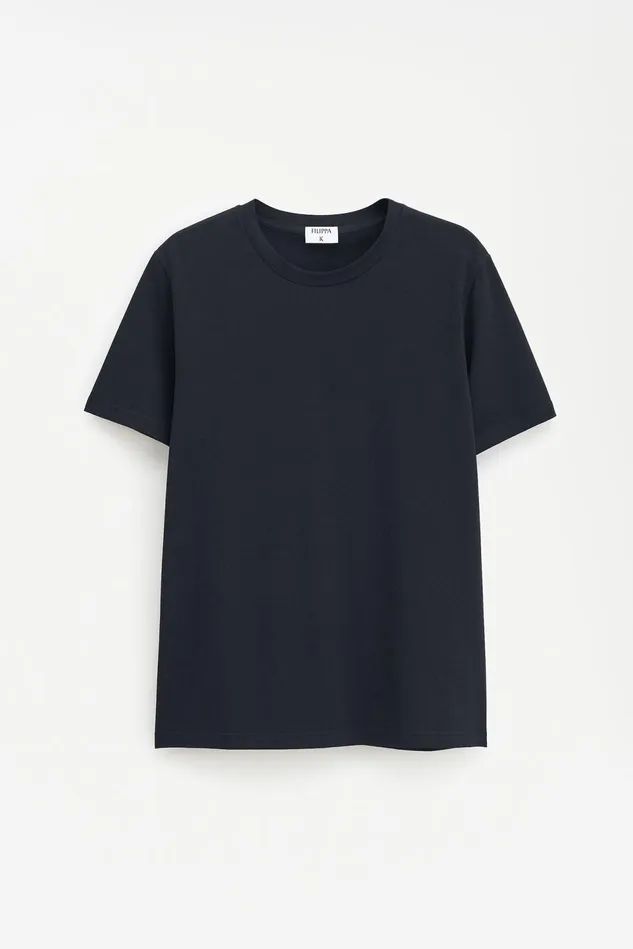 Men Stretch Cotton Tee Black Filippa K TShirts