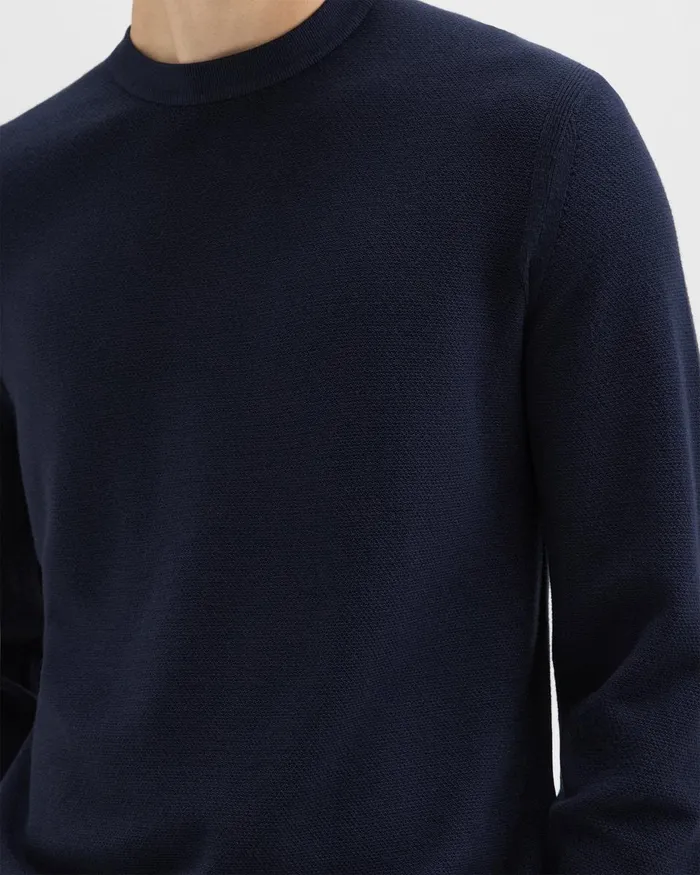 Men Sweaters Cardigans Theory Riland Sweater In Light Bilen Baltic