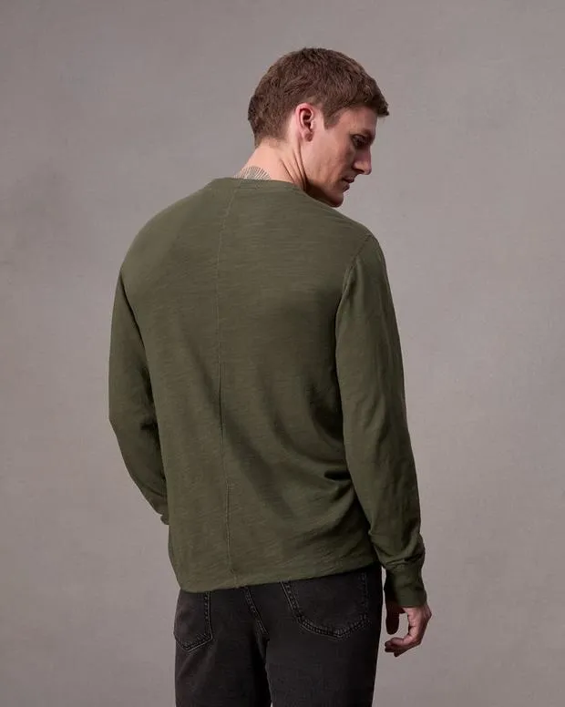 Men TShirts and Henleys Rag and Bone Classic Flame Henley Forest Green