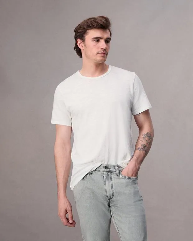 Men TShirts and Henleys Rag and Bone Classic Flame Tee White