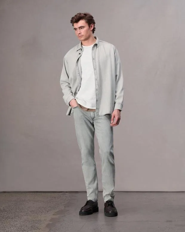 Men TShirts and Henleys Rag and Bone Classic Flame Tee White