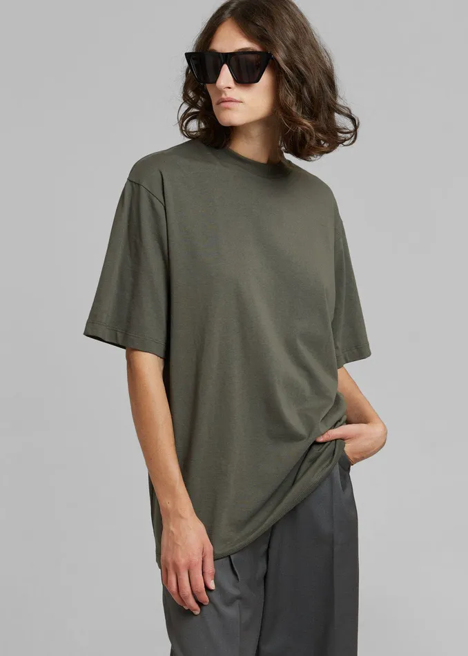 MenWomen Evora Tee 8211 Olive The Frankie Shop Tops
