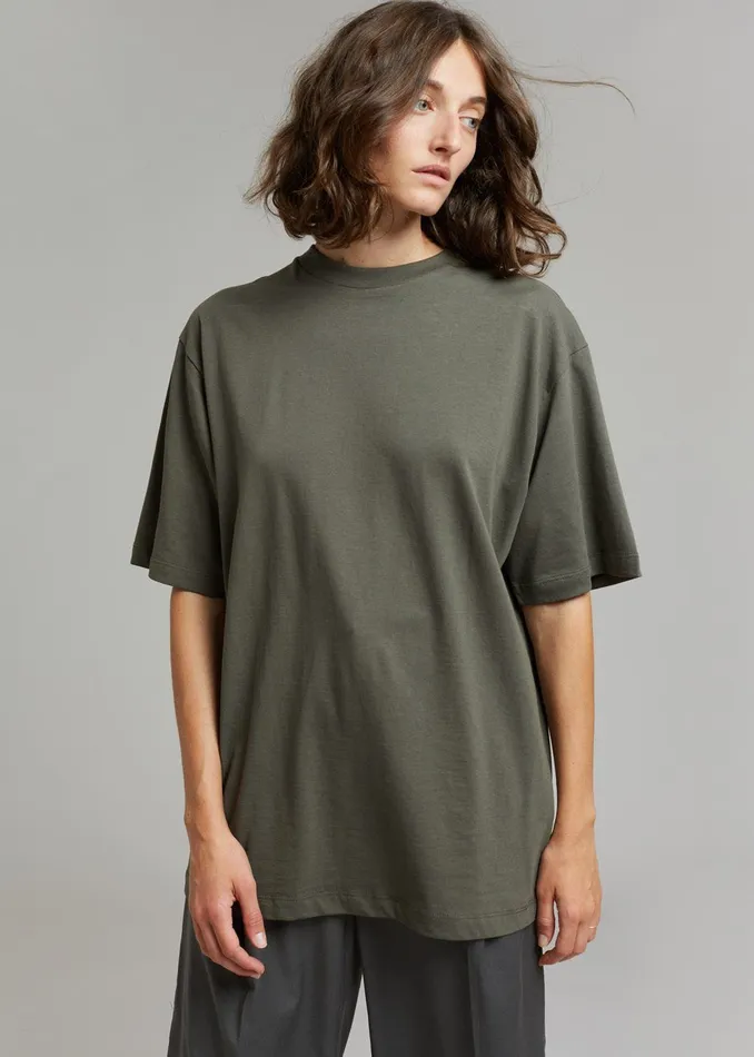 MenWomen Evora Tee 8211 Olive The Frankie Shop Tops