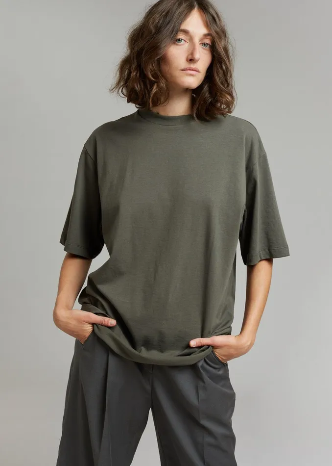 MenWomen Evora Tee 8211 Olive The Frankie Shop Tops