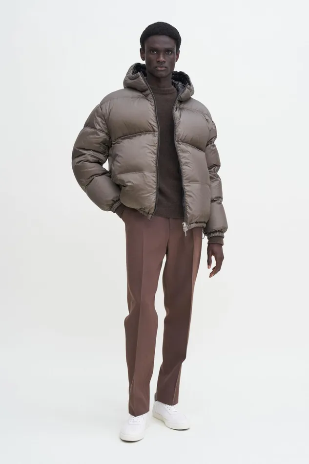 MenWomen Puffer Down Jacket Dark Sage Filippa K Outerwear