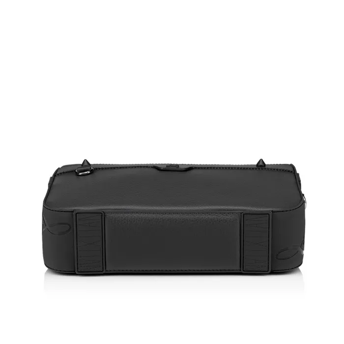 MenWomen Ruisbuddy Messenger Bag 8211 Grained Calf Leather And Rubber 8211 Smoky Christian Louboutin Crossbody Bags
