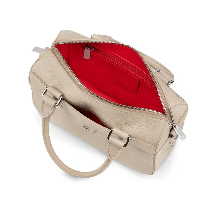MenWomen Ruisbuddy Small Messenger Bag 8211 Grained Calf Leather And Rubber 8211 Saharienne Christian Louboutin Crossbody Bags