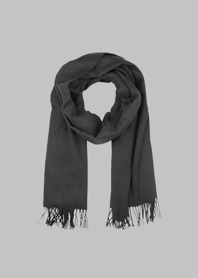 MenWomen Samse Samse Accola Maxi Scarf 8211 Black The Frankie Shop