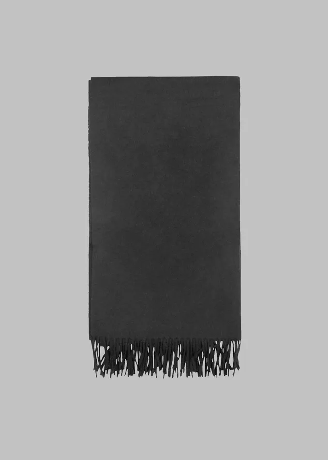 MenWomen Samse Samse Accola Maxi Scarf 8211 Black The Frankie Shop