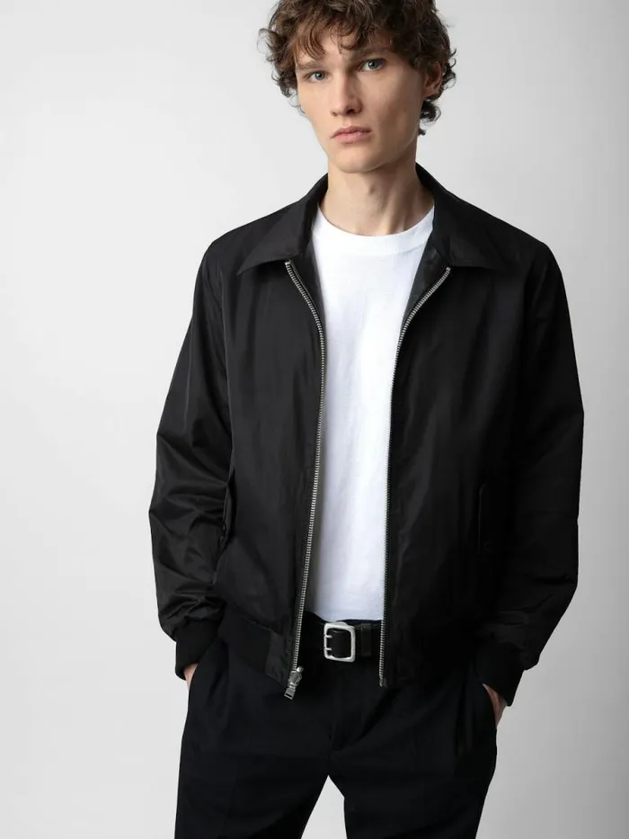 Men Zadig and Voltaire Jackets and Coats Mate Leather Jacket Black Men Zadig and Voltaire Jackets and Coats Mate Leather Jacket Black