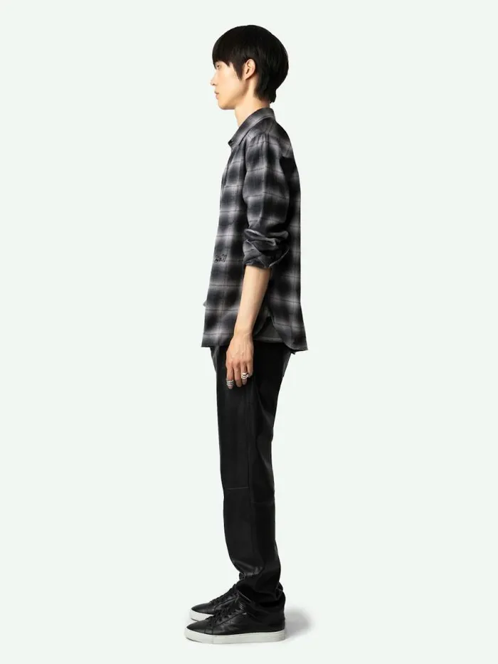 Men Zadig and Voltaire Shirts Stan Shirt Grey Men Zadig and Voltaire Shirts Stan Shirt Grey