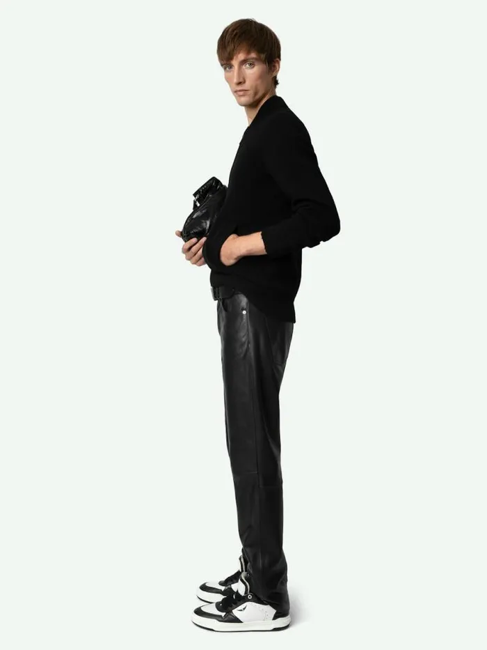 Men Zadig and Voltaire Sweaters and Cardigans Cashton Wool Cardigan Noir