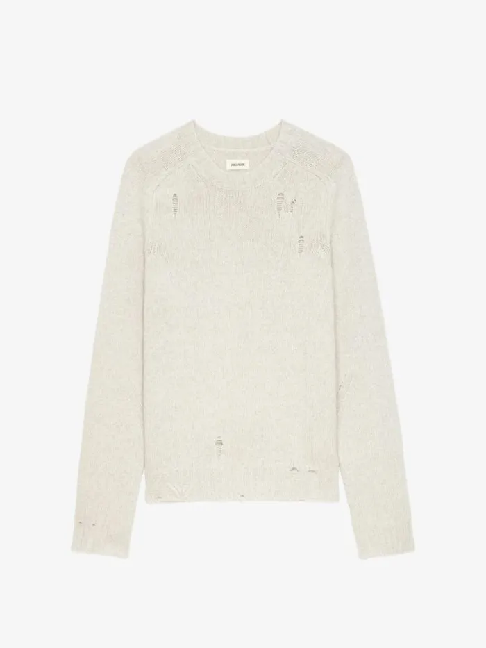 Men Zadig and Voltaire Sweaters and Cardigans Jordan Wool Sweater Greige