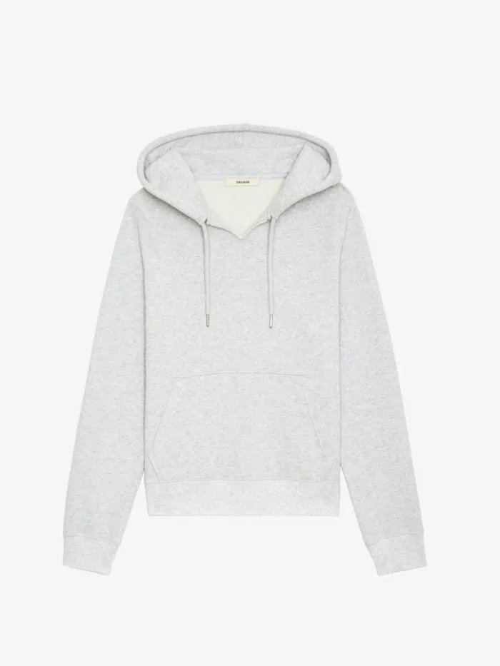 Men Zadig and Voltaire Sweatshirts and Hoodies Soda Photoprint Sweatshirt Gris Chine Clair Men Zadig and Voltaire Sweatshirts and Hoodies Soda Photoprint Sweatshirt Gris Chine Clair
