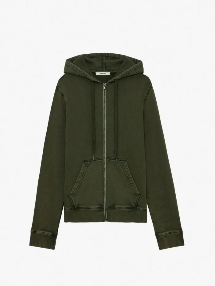Men Zadig and Voltaire Sweatshirts and Hoodies Sonny Insignia Sweatshirt Helmet