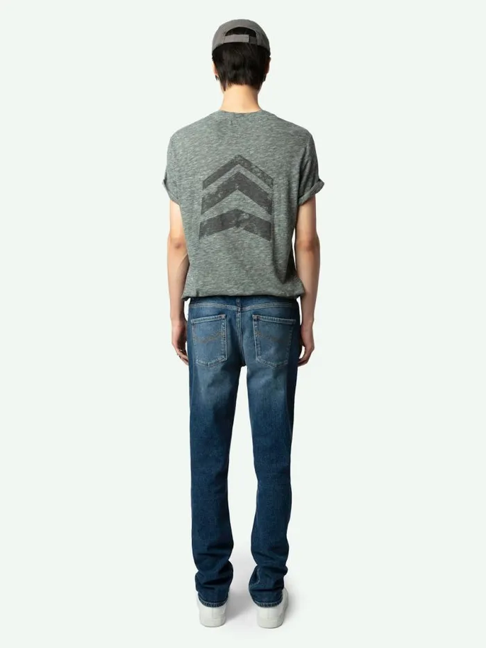 Men Zadig and Voltaire TShirts Tommy Arrow Tshirt Nebulous