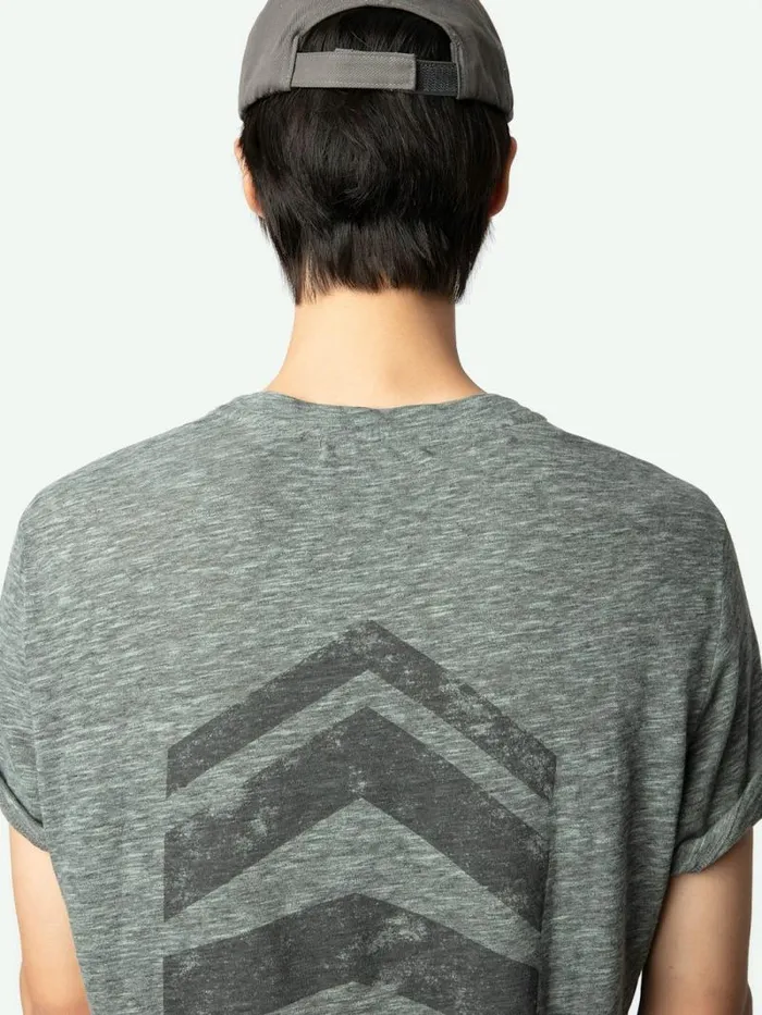Men Zadig and Voltaire TShirts Tommy Arrow Tshirt Nebulous