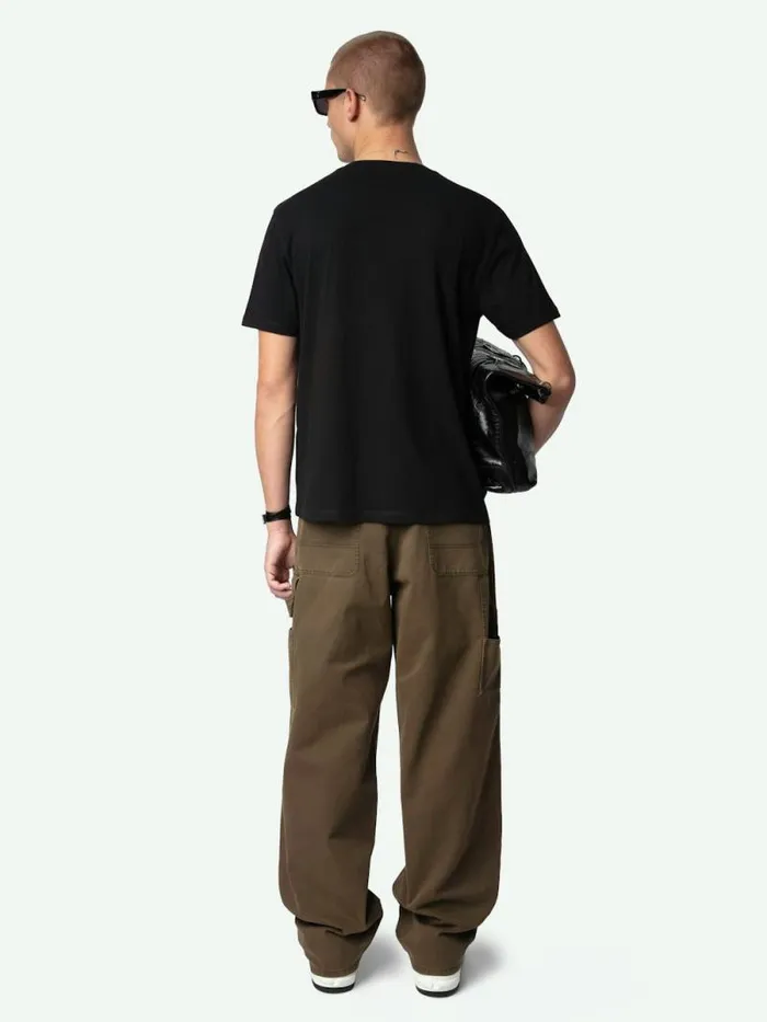 Men Zadig and Voltaire TShirts Tommy Tshirt Black Men Zadig and Voltaire TShirts Tommy Tshirt Black