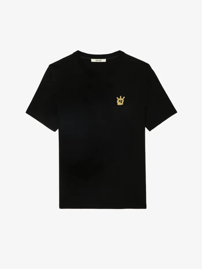 Men Zadig and Voltaire TShirts Tommy Tshirt Black Men Zadig and Voltaire TShirts Tommy Tshirt Black