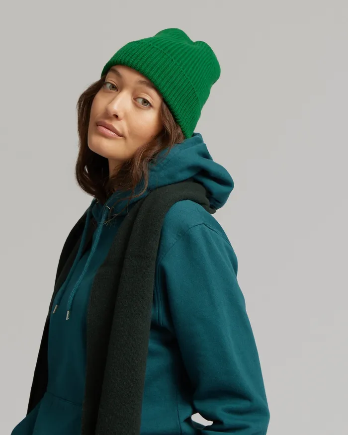 Merino Wool Beanie 8211 Kelly Green Beanies Colorfulstandard Women