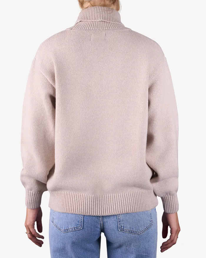 Merino Wool Turtleneck 8211 Sahara Camel Knit Sweaters Colorfulstandard Women