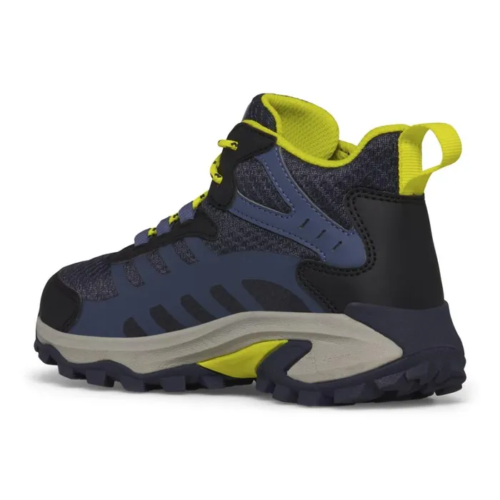 Merrell Big Moab Speed 2 Mid Waterproof Navyhi Viz Kids Boots