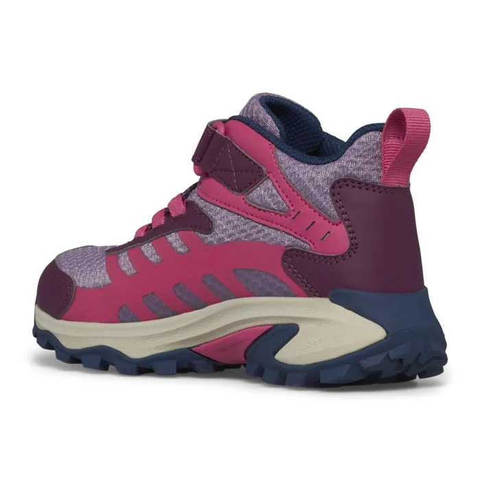 Merrell Big Moab Speed Mid 2 AC Waterproof Berry Kids Boots
