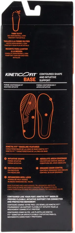 Merrell Kinetic Fit Base Footbed Mesh Men Shoe Care