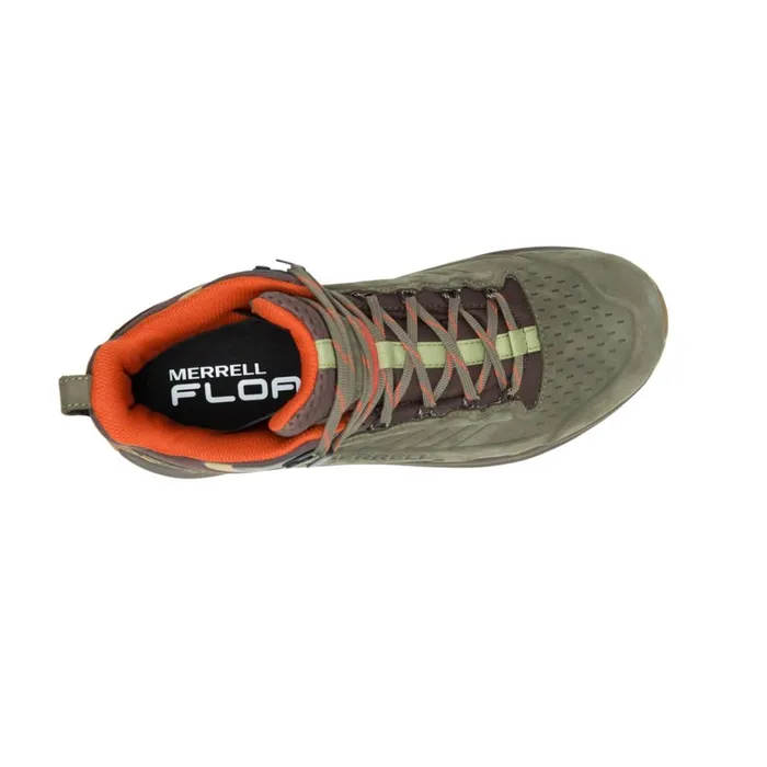 Merrell Moab Speed 2 Leather Mid Waterproof Olive Men Boots