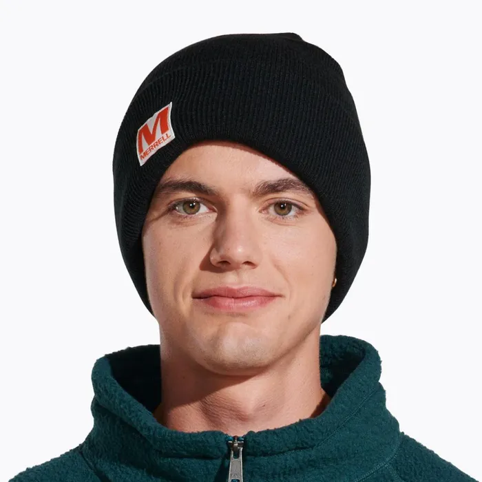 Merrell Patch Beanie Black MenWomen Hats