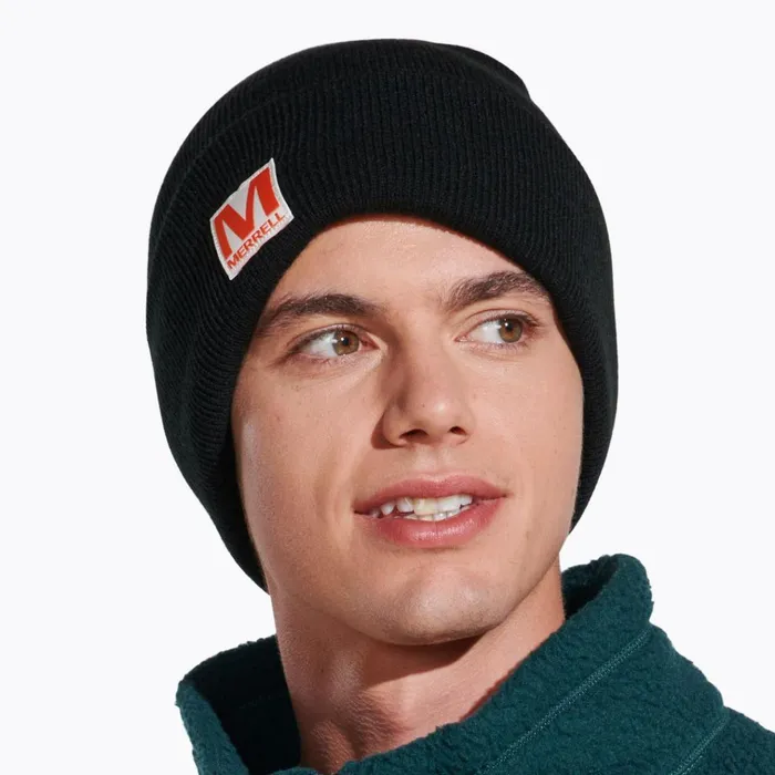 Merrell Patch Beanie Black MenWomen Hats