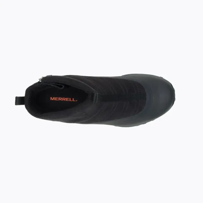 Merrell Thermo Snowdrift Zip Mid Shell Black Men Winter Boots