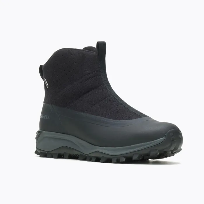 Merrell Thermo Snowdrift Zip Mid Shell Black Men Winter Boots