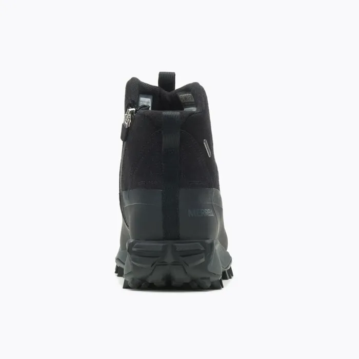 Merrell Thermo Snowdrift Zip Mid Shell Black Men Winter Boots